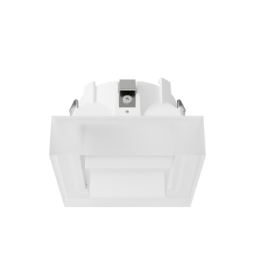 DMF Lighting X-Series 3" Square Downlight Decorative Open Trim - White