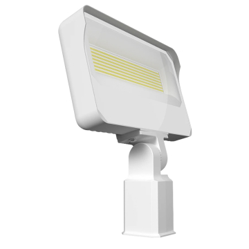 RAB X34 LED Flood Light - 95 | 110 | 130W - CCT Selectable - Slipfitter Mount - Photocell - 120-277V - White