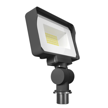 RAB X34 LED Flood Light - 10 | 13 | 16W - CCT Selectable - Knuckle Mount - 120/277V - Bronze