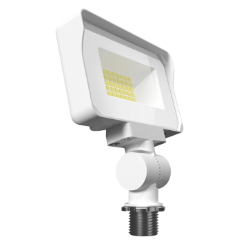RAB X34 LED Flood Light - 10 | 13 | 16W - CCT Selectable - Knuckle Mount - 120/277V - White