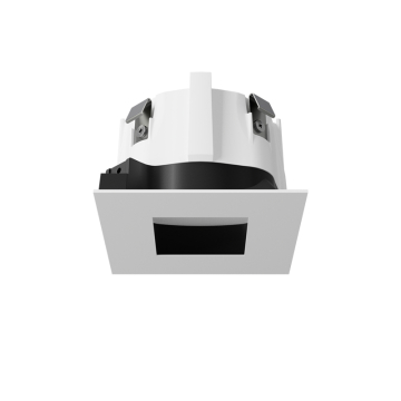 DMF Lighting X-Series 3" Square Pinhole Flangeless Trim - White