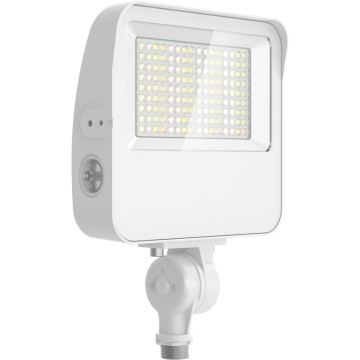 RAB XL22 LED Floodlight - 5,346 Max Lumens - 20 | 25 | 30 | 35W - Selectable Optics - Knuckle & Yoke Mounts - 120-277V - White