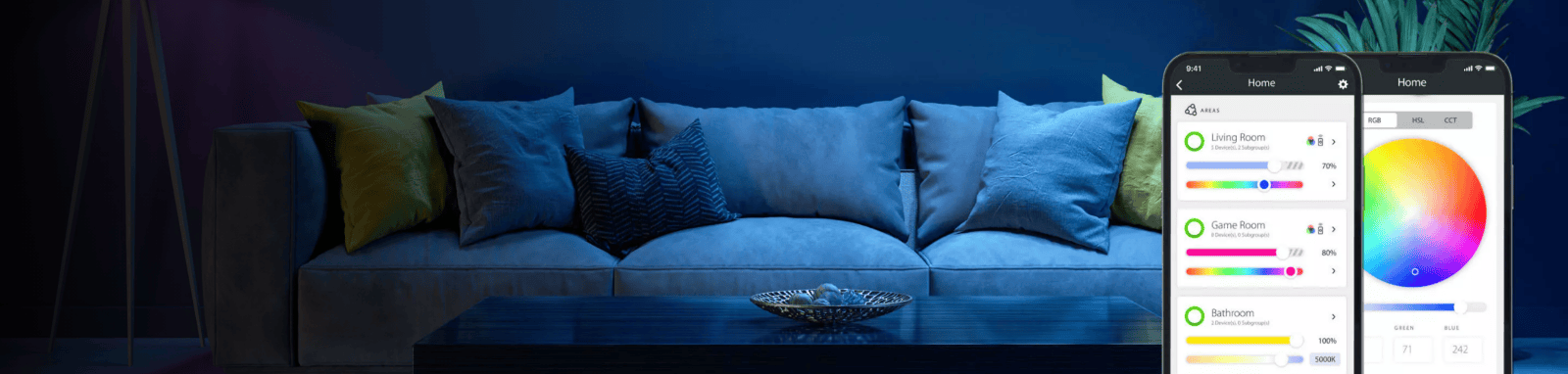 RAB Lighting Lightcloud Blue